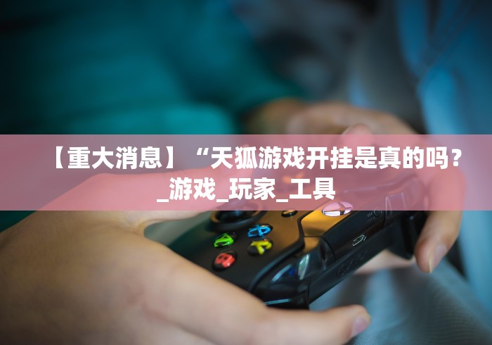 【重大消息】“天狐游戏开挂是真的吗？_游戏_玩家_工具